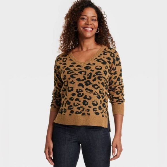 Knox Rose Women’s Camel Brown V-Neck Pullover Sweater Size XS - Picture 5 of 5